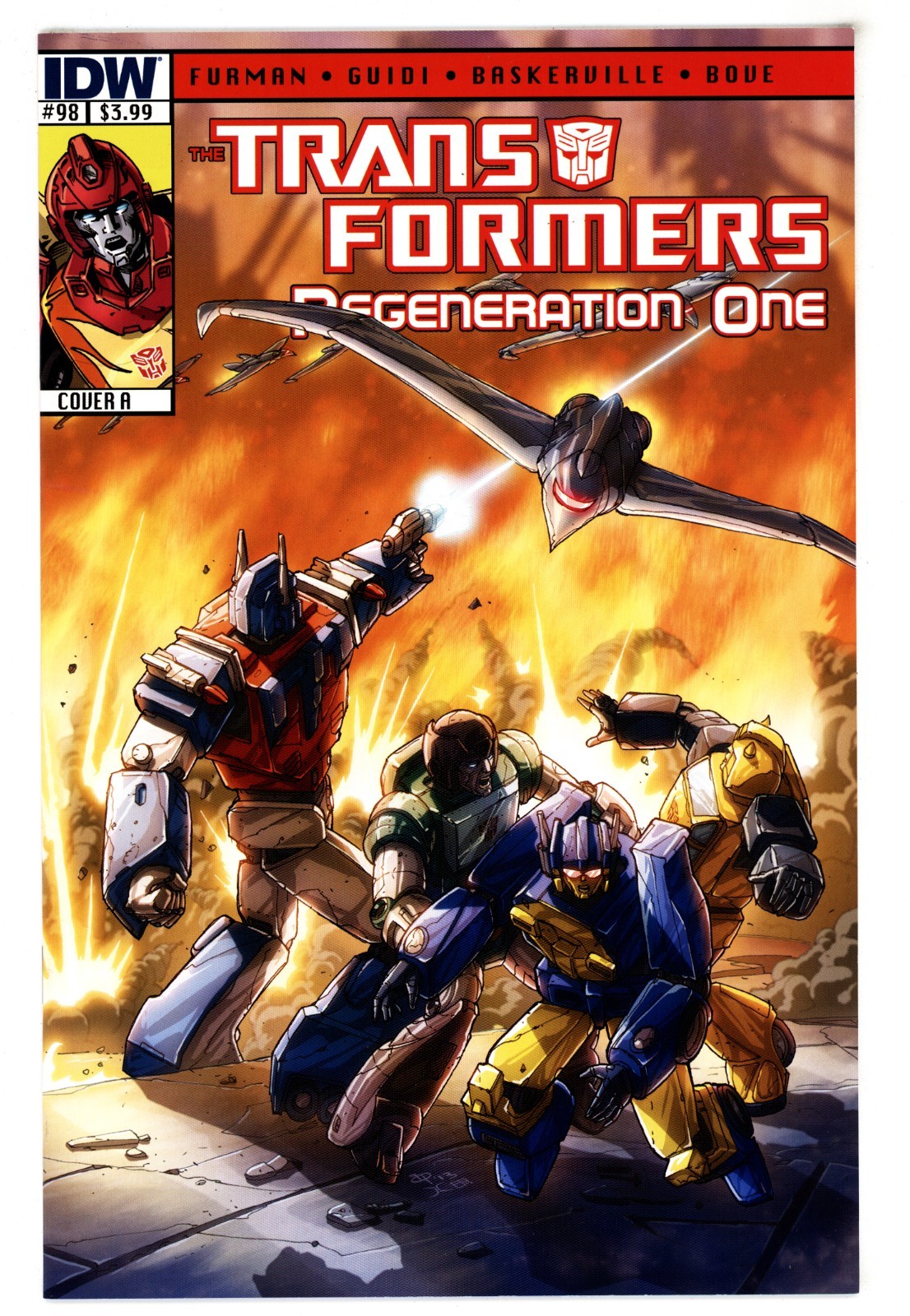 Transformers: Regeneration One #98/A NM- 9.2 2014 Andrew Wildman Cover