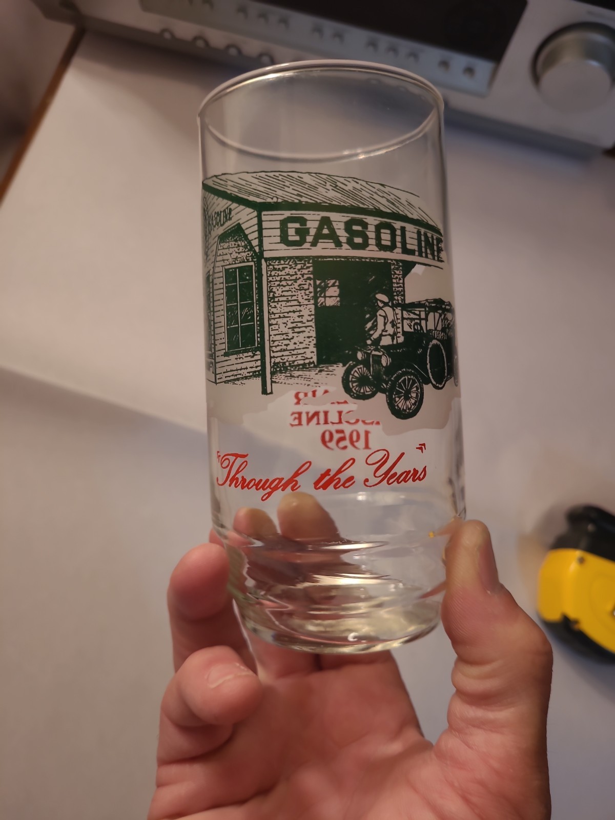 Sinclair Gasoline Drinking Glass Dino 1959