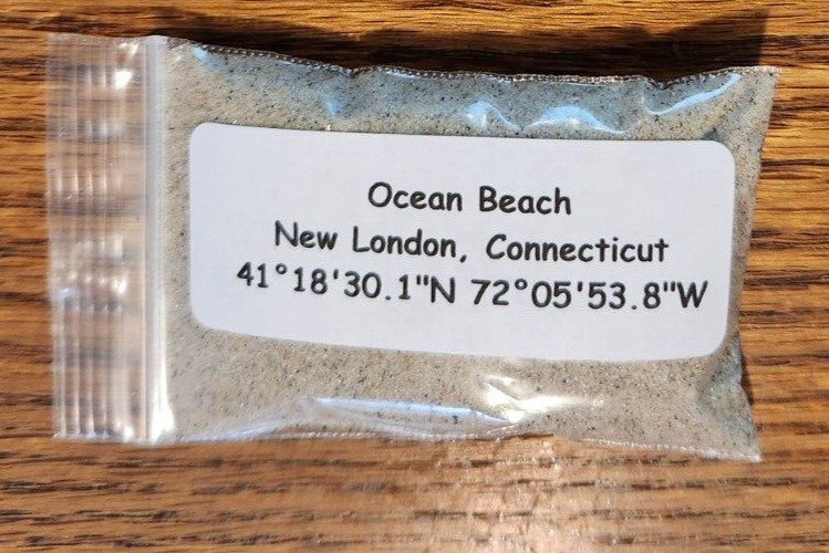 Ocean Beach Sand Sample in San Diego California Approximately 30ml.