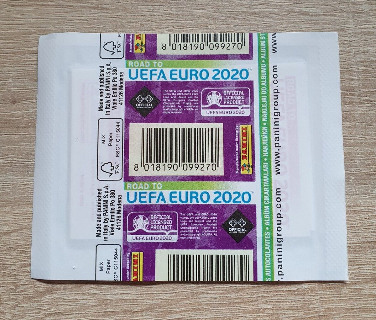 Panini 1 Tüte Road to UEFA Euro 2020 Bustina Pochette Packet Pack Sobre EM 20 V2