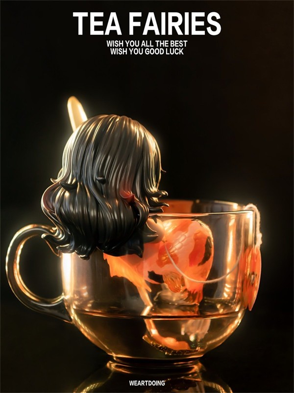 WeArtDoing Tea Fairies Black Version Limited Collectibles Fashion Model Statue