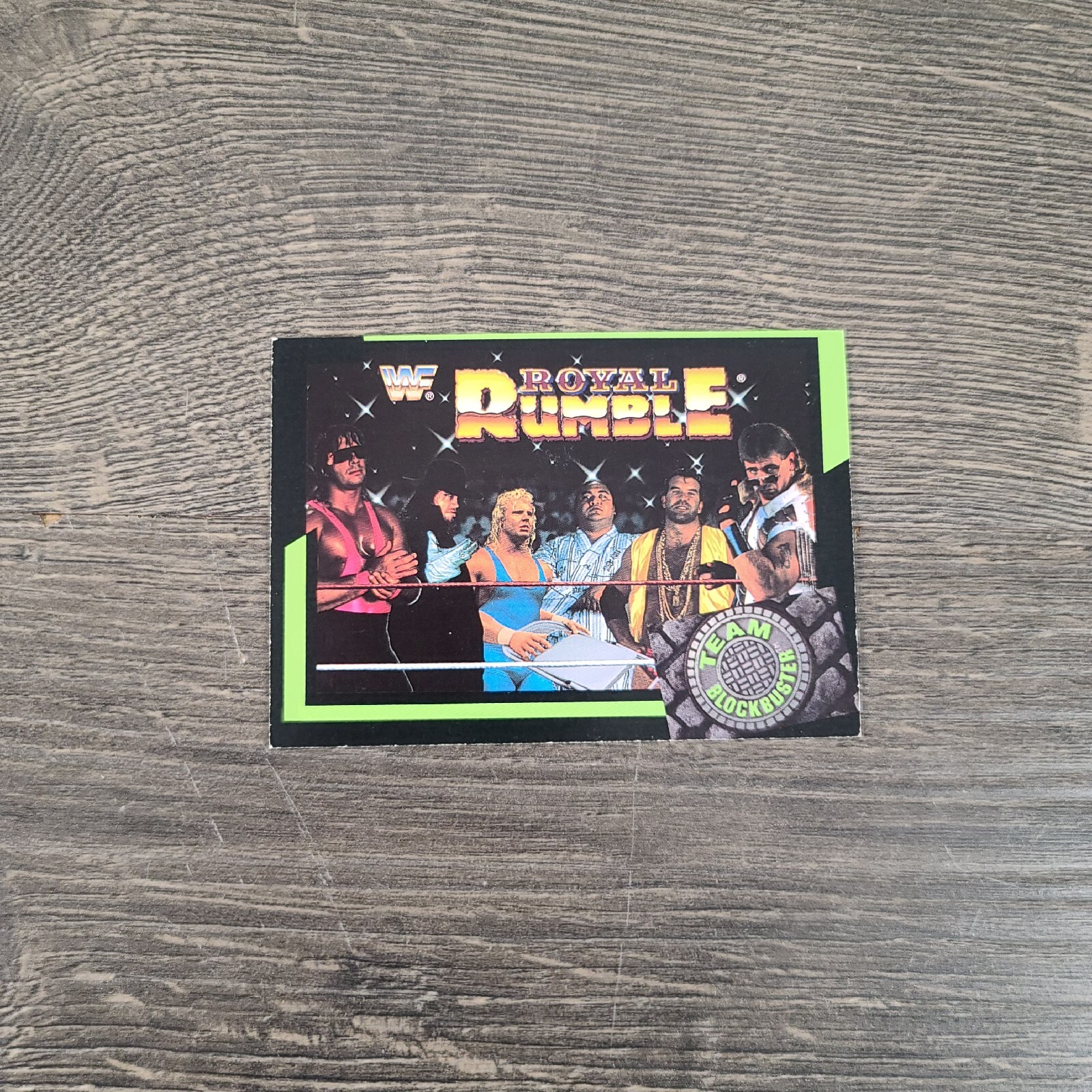 1993 Team Blockbuster Video Gaming Card #46 WWF Royal Rumble Wrestling