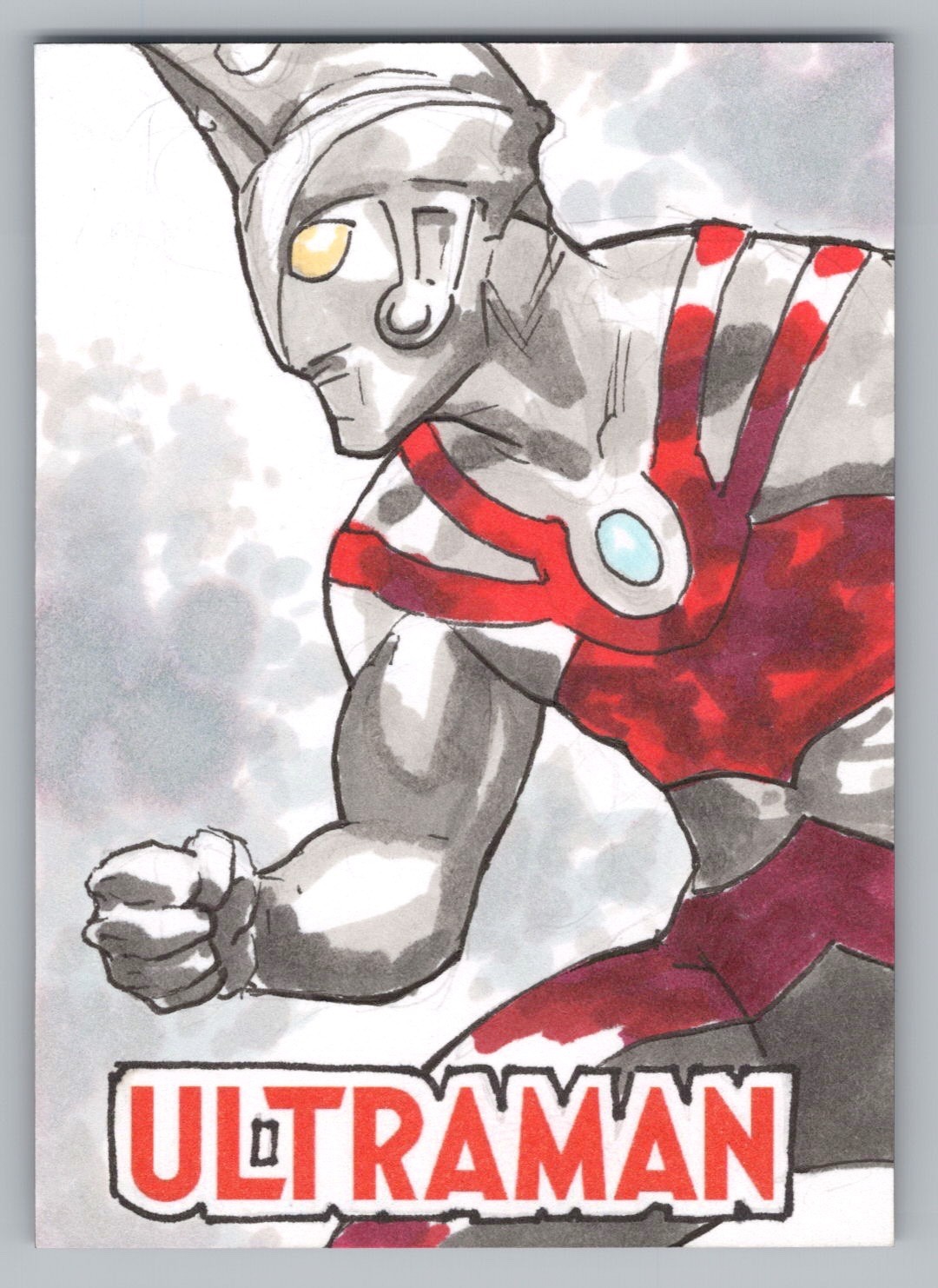 Ultraman Series 4. Artist Sketch Card. RRParks Cards 2024 (um05)