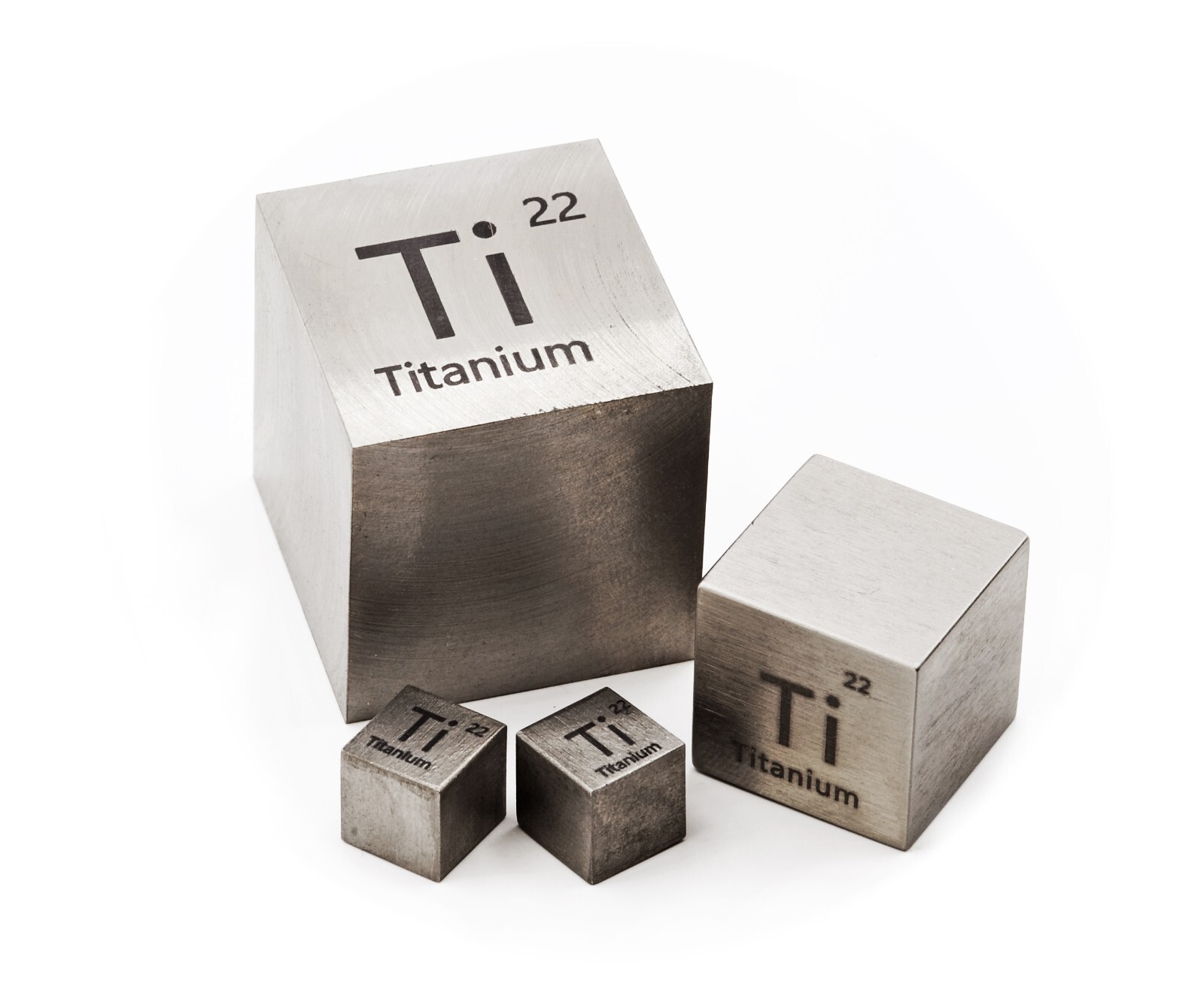 Titanium Metal 25.4mm 1 Inch Density Cube 99.9% for Element Collection USA SHIPP