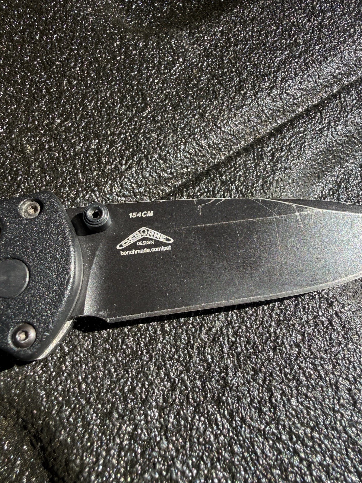 Benchmade 585 Mini Barrage Pocket Knife 154 Cm Osborne Design Plain Edge