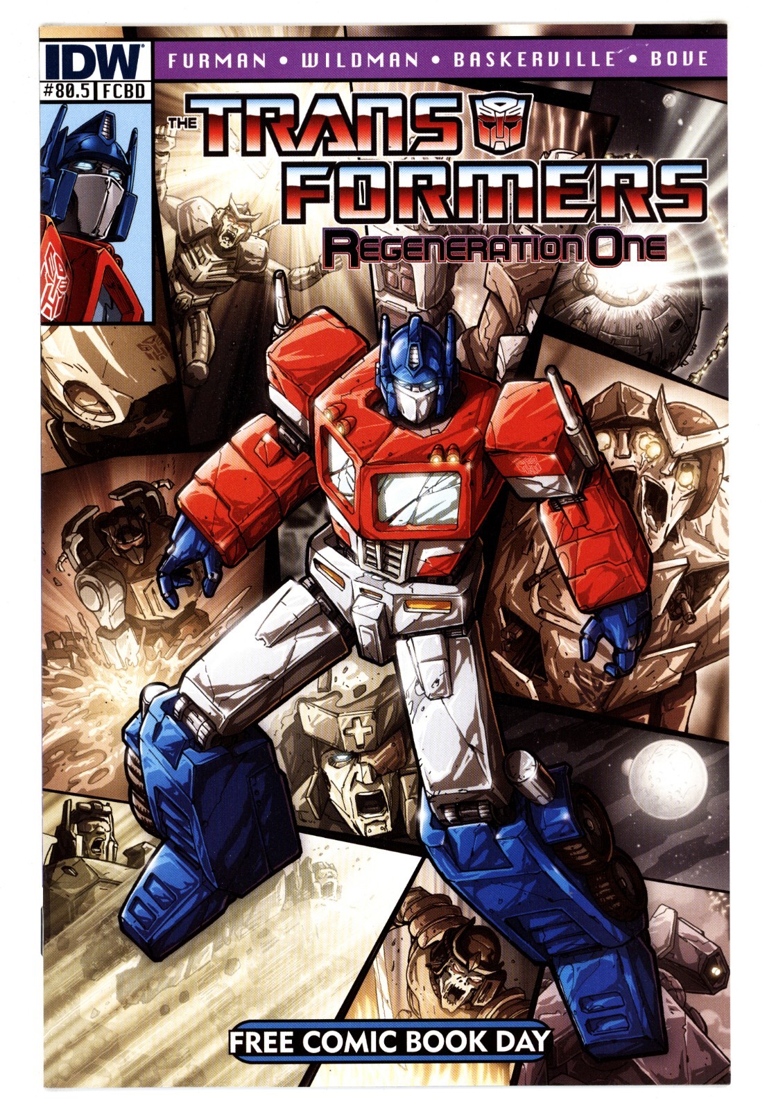 Transformers: Regeneration One #80.5 NM 9.4 2012 Andrew Wildman Cover