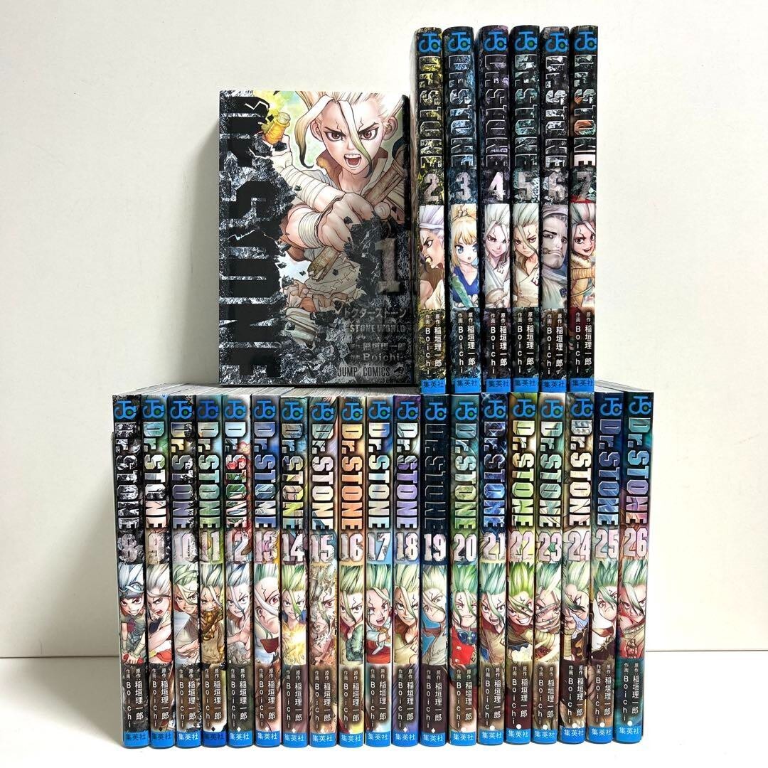 4set Dr Stone Manga Japanese Ver Vol.1-26 Books Jump Comic Anime Used