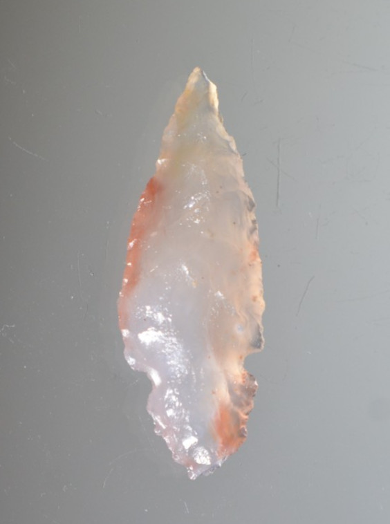 Authentic Modern Reproduction of Pre 1600 Utah Agate Arrowhead