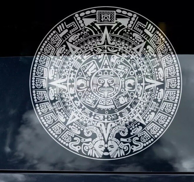 Calendario Azteca, Mexican Stickers ,