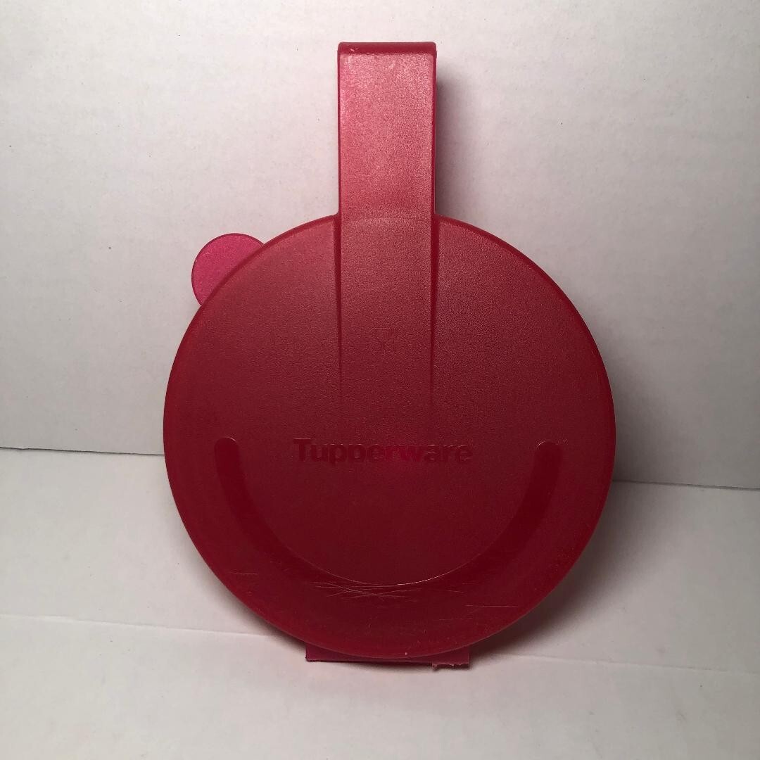 Tupperware Forget-Me-Not Onion/Tomato Keeper Storage #5105A Red