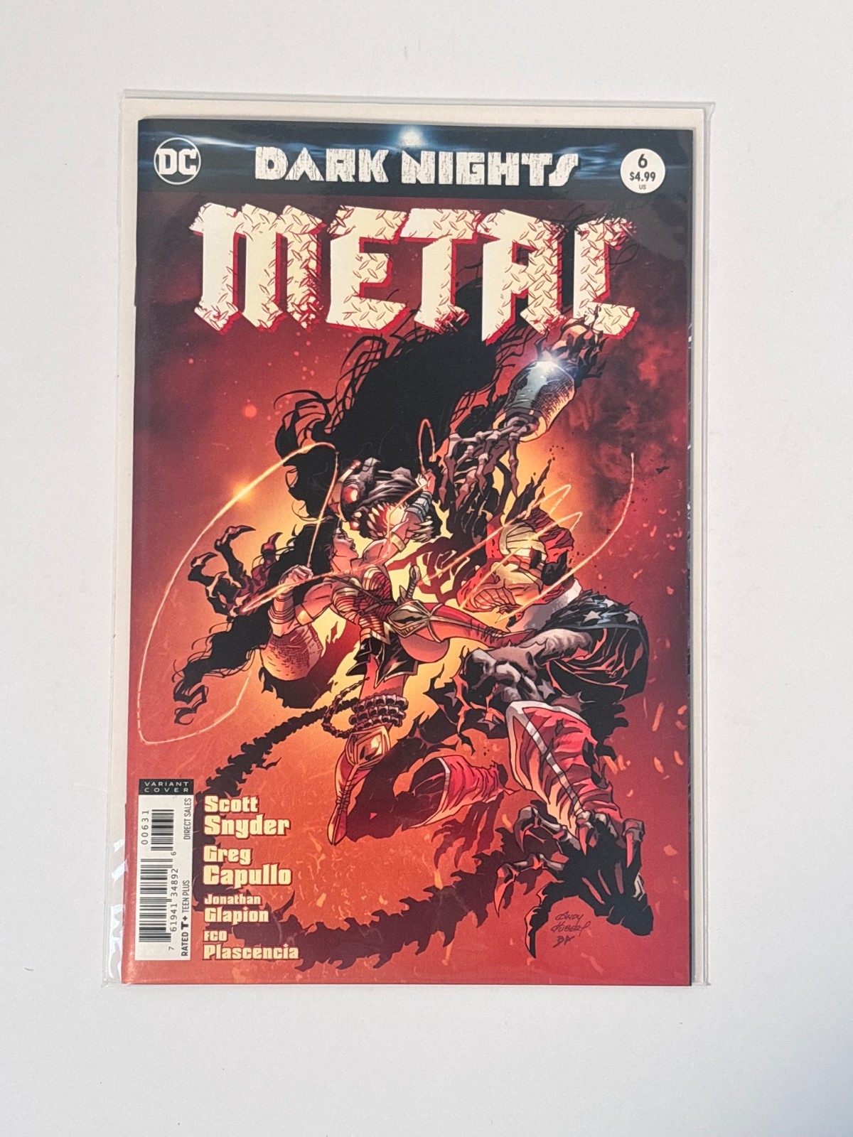 DARK NIGHTS METAL #6 KUBERT VARIANT GREG CAPULLO SCOTT SNYDER 1ST PRINT