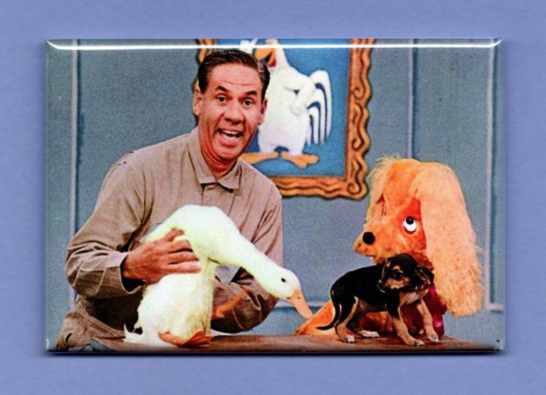 RAY RAYNER *2X3 FRIDGE MAGNET* ACTOR AUTHOR CHILDREN’S TELEVISION TV WGN CHICAGO