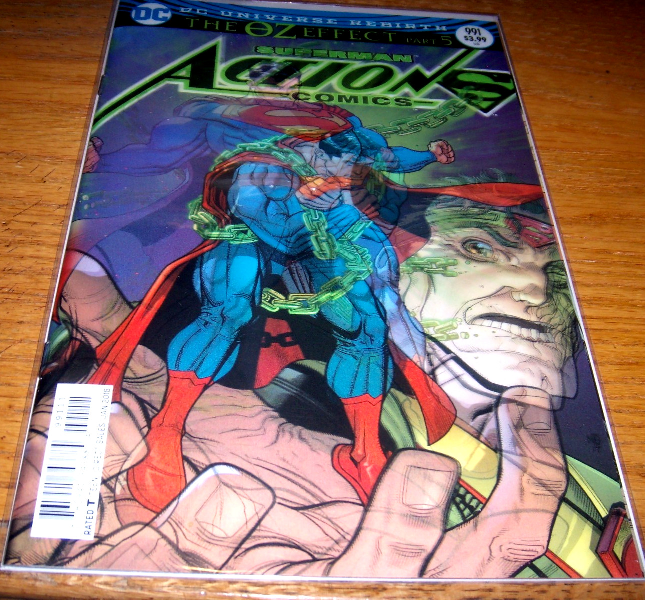 THE OZ EFFECT PART 5 SUPERMAN ACTION COMICS 3/D #991 DC COMICS 9.2 NEAR MINT