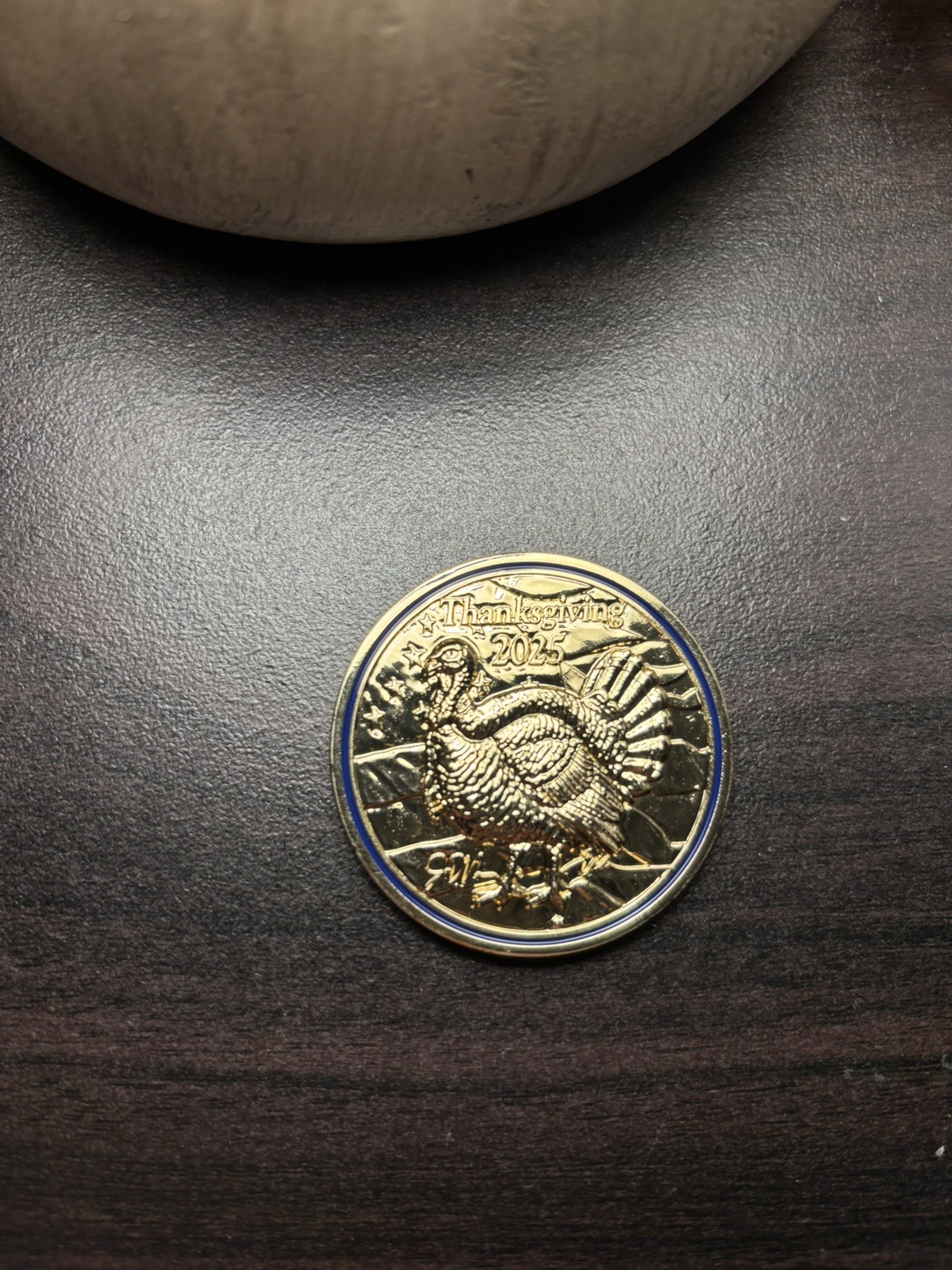 Rare & Authentic Vice President JD Vance Thanksgiving 2025 Challenge Coin!
