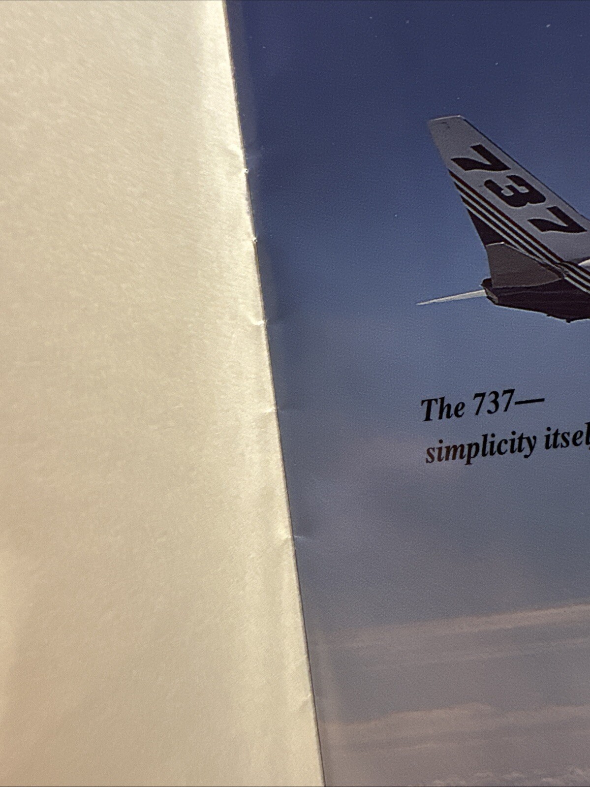 Vintage Boeing Advertising Brochure What The 737 Can Do For You