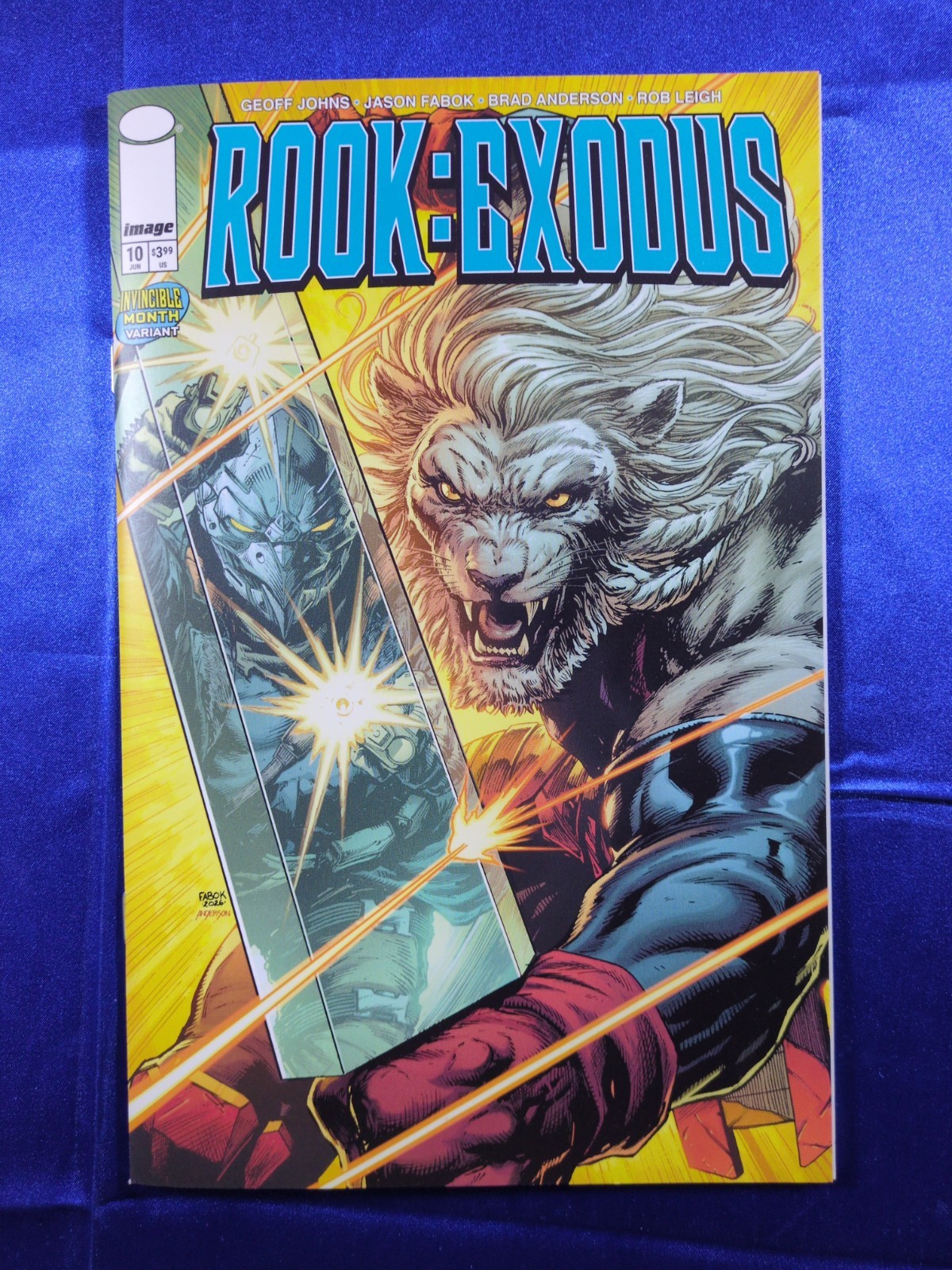 Image Comics Rook: Exodus #10 Cover E Jason Fabok Invincible Month Variant NM Co