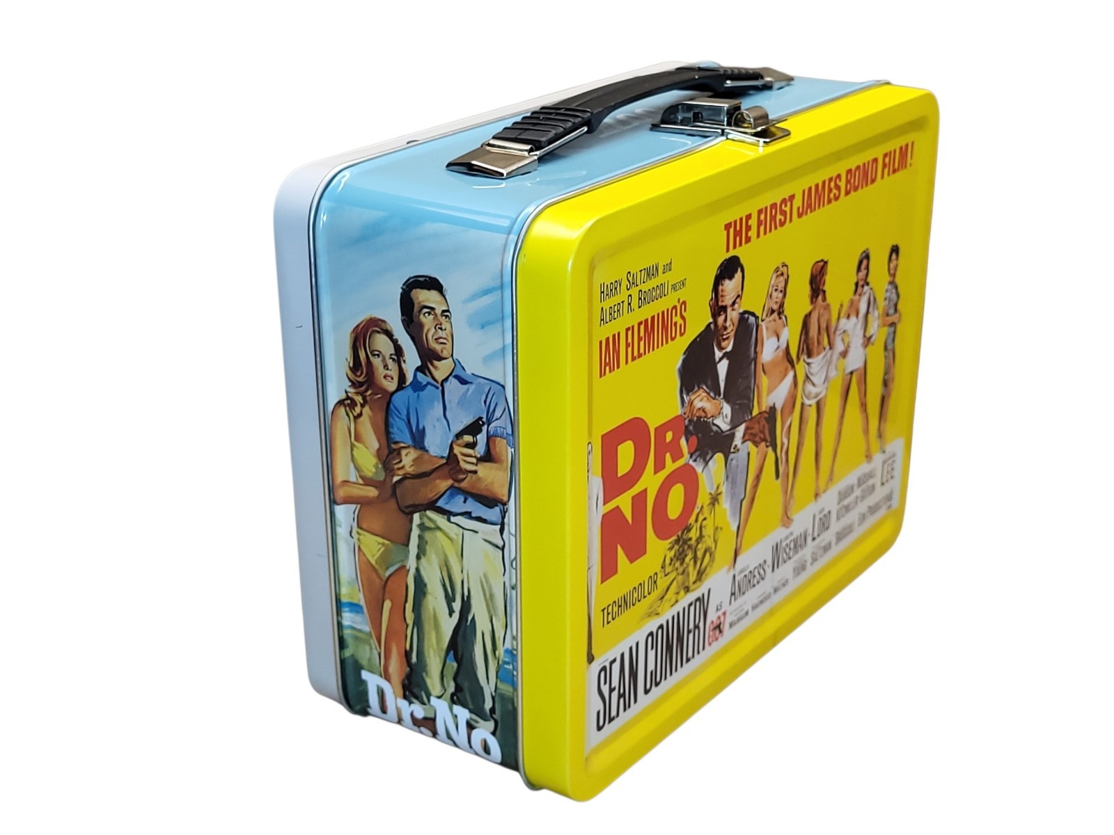 Factory Entertainment “Dr No” James Bond 007 Full Size Metal Tin Tote Lunch Box