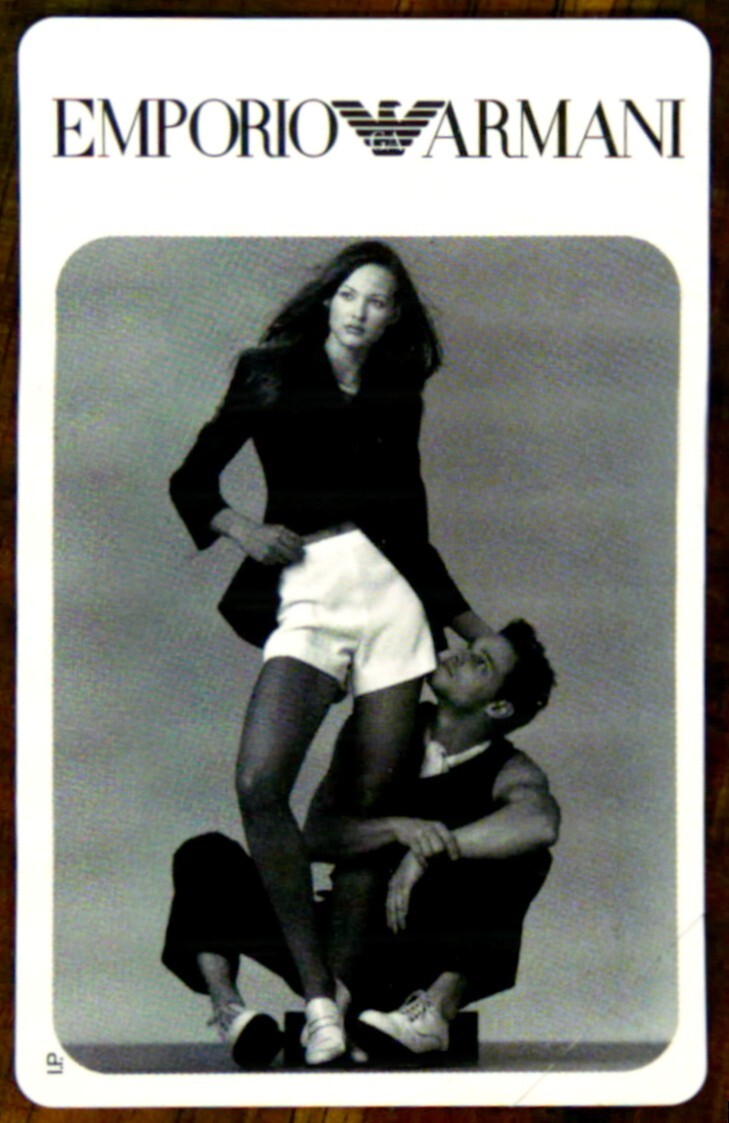 G PRP 294 C&C 3389 New Phone Card Magnetized Armani Pair 2.000 L.