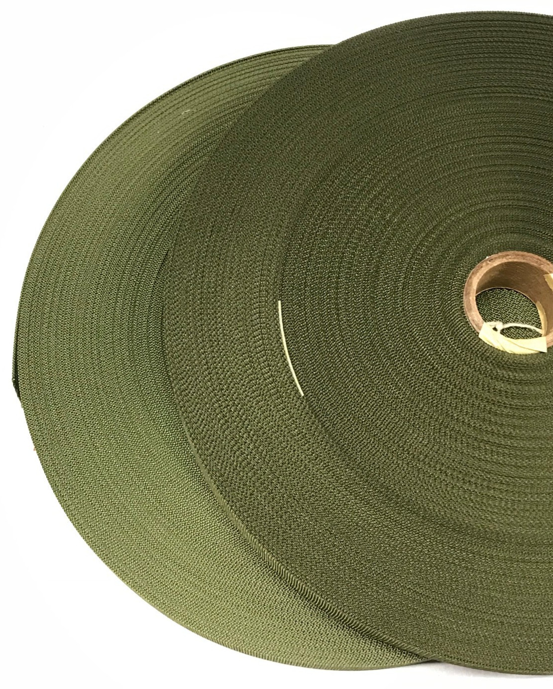 Plain Weave Olive Drab Nylon Type IV Thin Webbing 1 Inch x 72 Yards USGI NOS