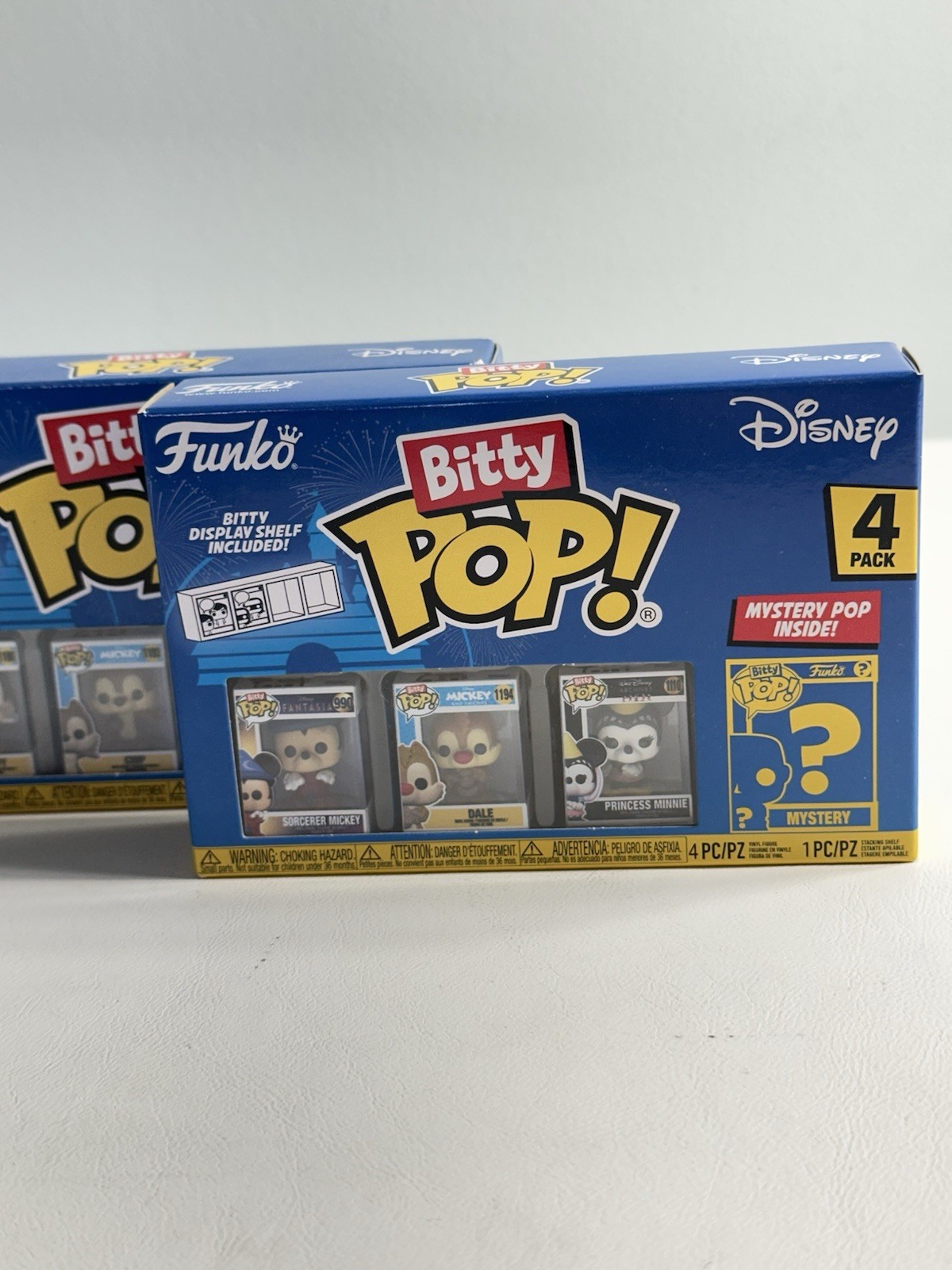Lot Of 4 NEW Sealed! Funko Bitty Pop! Disney Mickey 4-Pack Lot