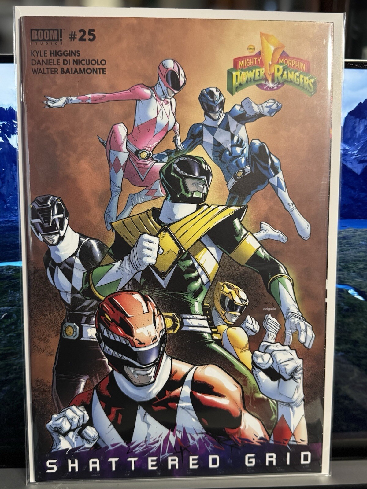 MIGHTY MORPHIN POWER RANGERS #25 NM UNLOCKABLE RAMOS VARIANT BOOM STUDIOS 2018