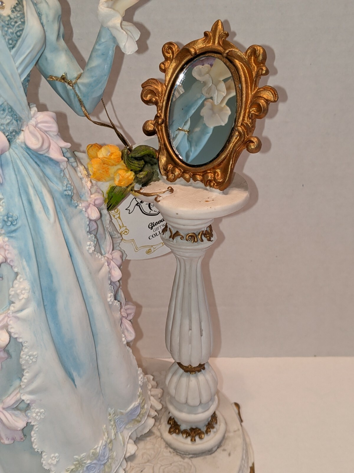 RARE Turtle King Giovanni Giftware Collection Lady in Mirror Figurine 13″ *NEW*