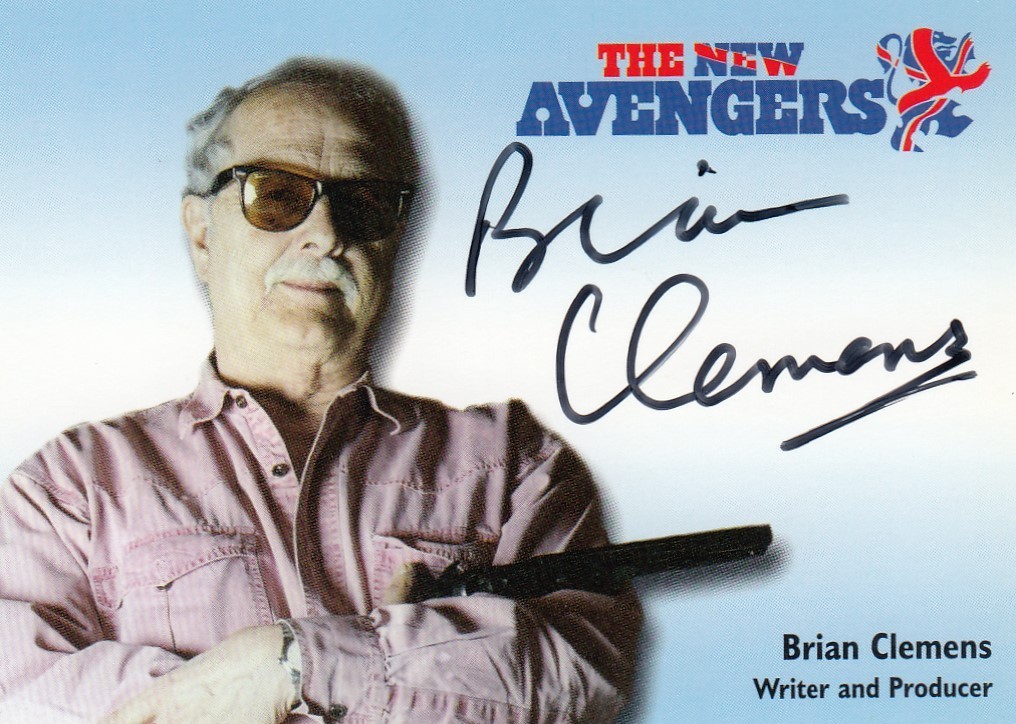 THE NEW AVENGERS DEFINITIVE COLLECTION (2006) – N-A9 BRIAN CLEMENS AUTOGRAPH