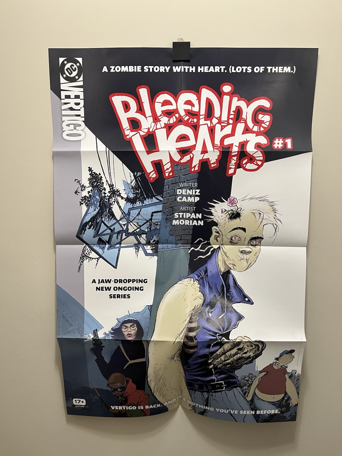Bleeding Hearts #1 – FOLDED Store Promo Poster 36″ x 24″ DC Vertigo