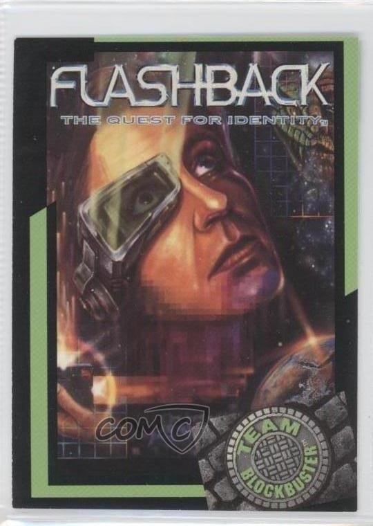 1993 Team Blockbuster Video Games Flashback #21 5ui
