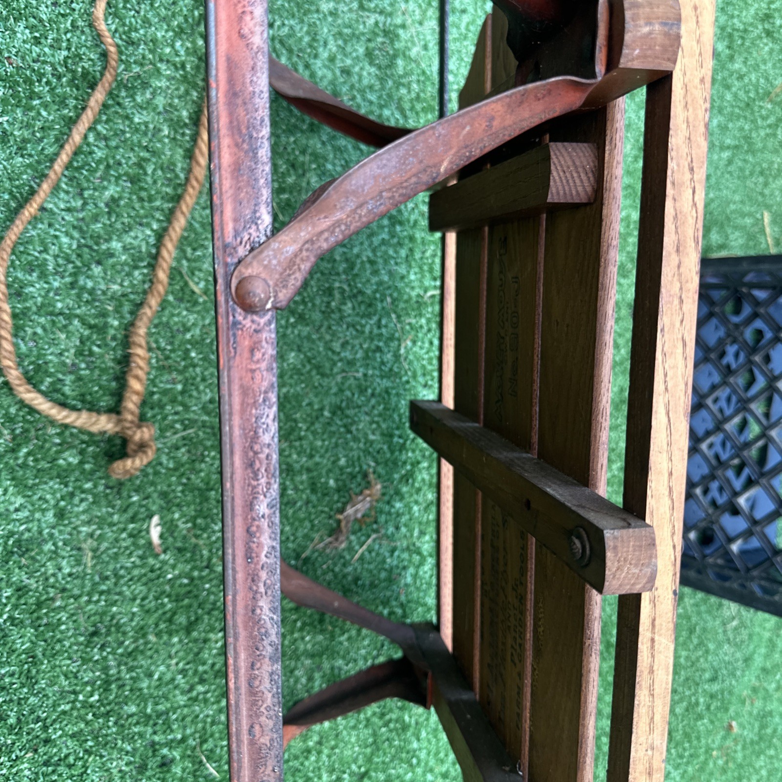1930s Mickey Mouse Flexible Flyer Planet JR Sled Rare Wood 90-J Stunning Example