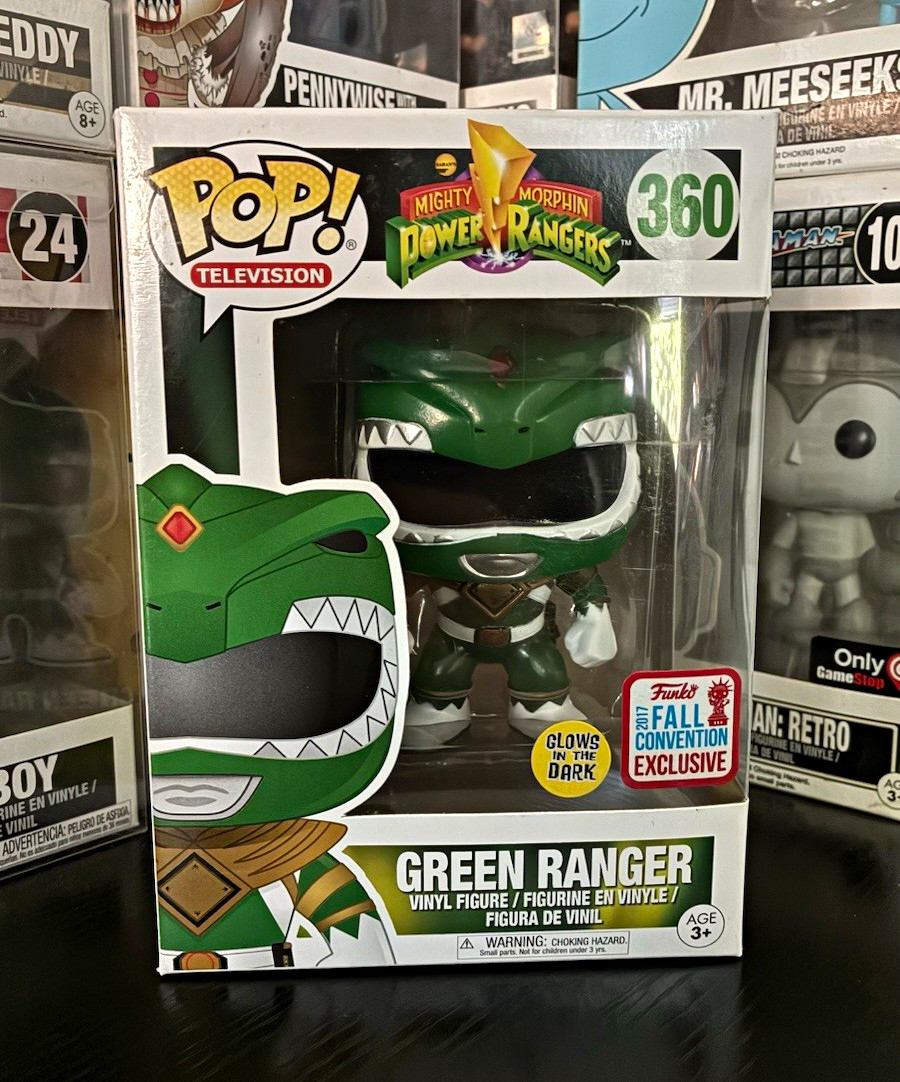 Funko Pop! Television Green Ranger #360 Glow in Dark Funko Fall Exclusive