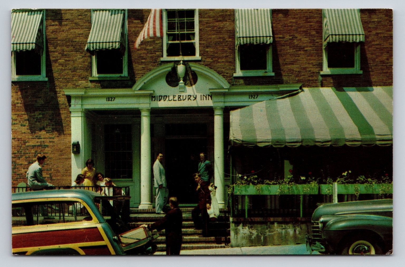Middlebury Inn Vermont Vintage Photochrome Postcard 1939-Now