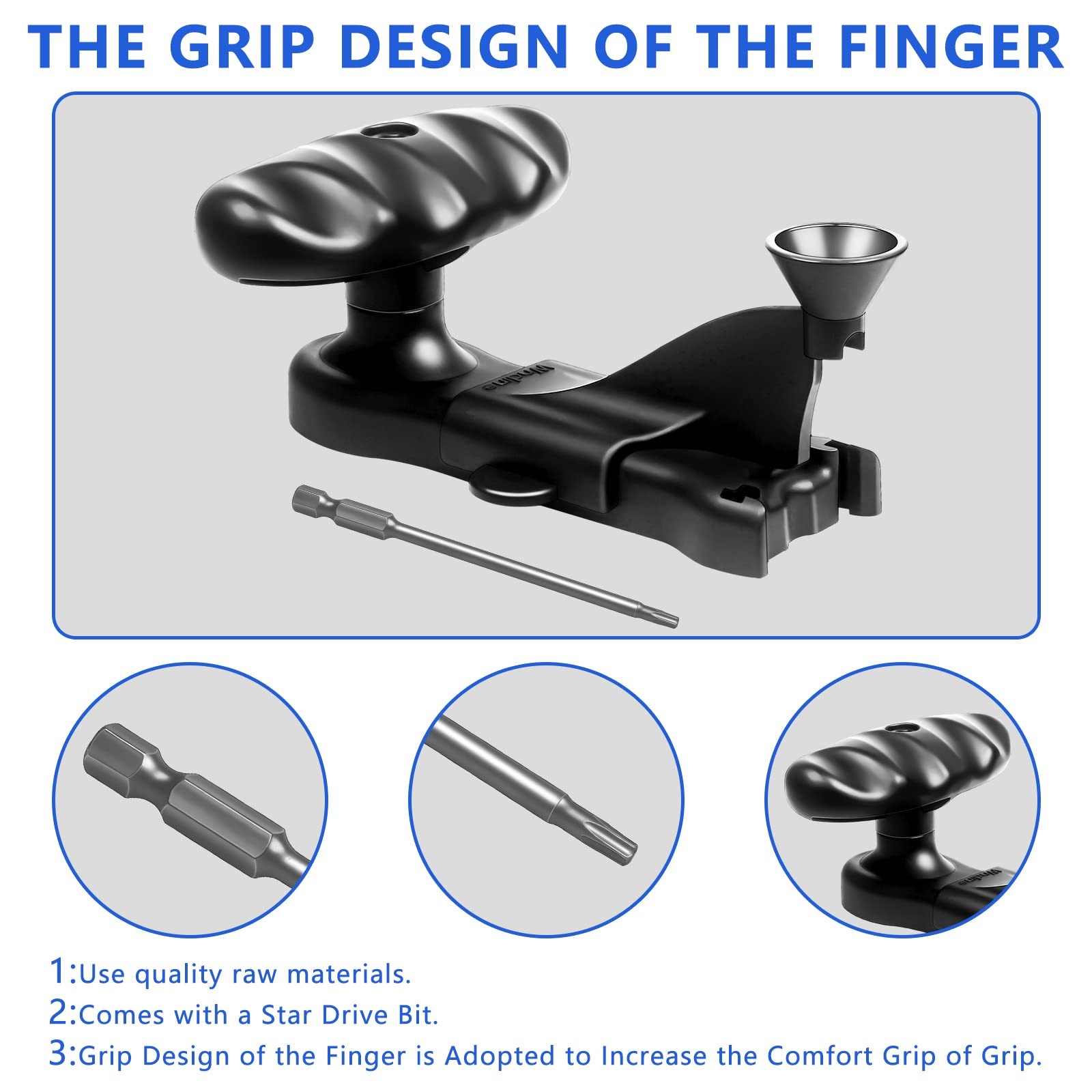 Hideaway Hidden Fastener Installation Tool, Compatible with Trex Black