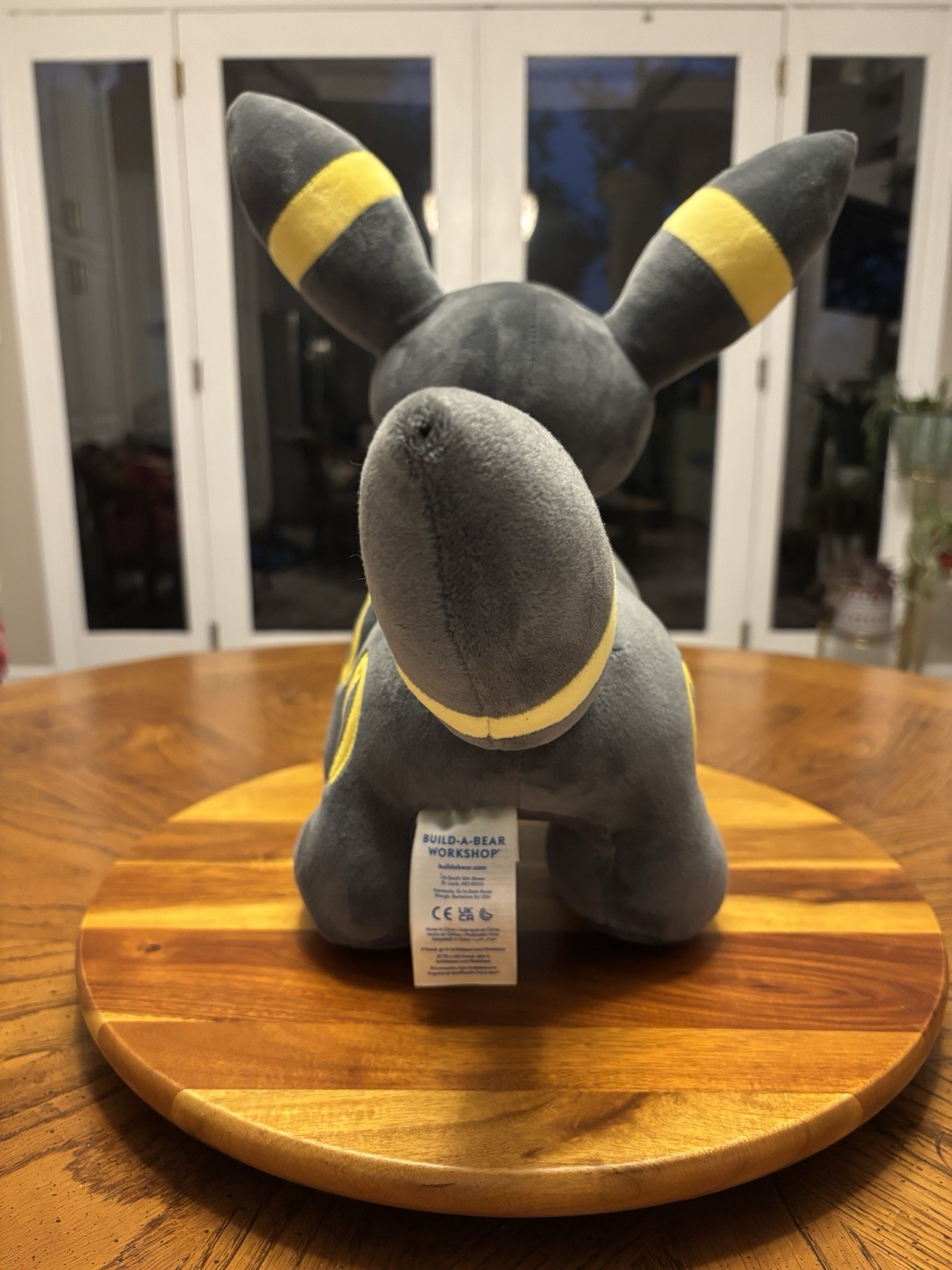Build-A-Bear Workshop Pokémon Umbreon Plush Stuffed Animal Gray w/Tags