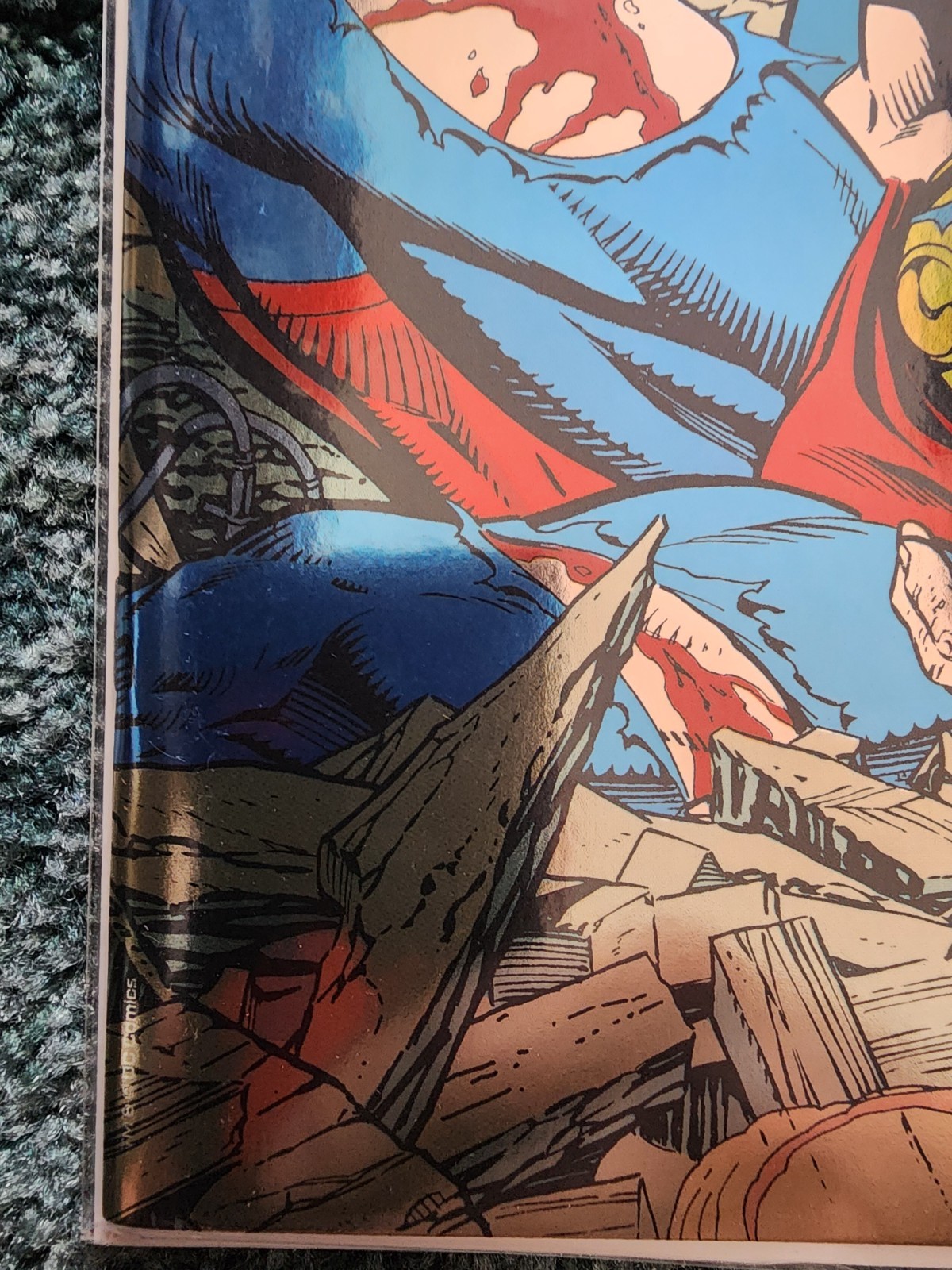 SUPERMAN #75 SPECIAL ANNIVERSARY EDITION DAN JURGENS FOIL VARIANT COVER ART 2022