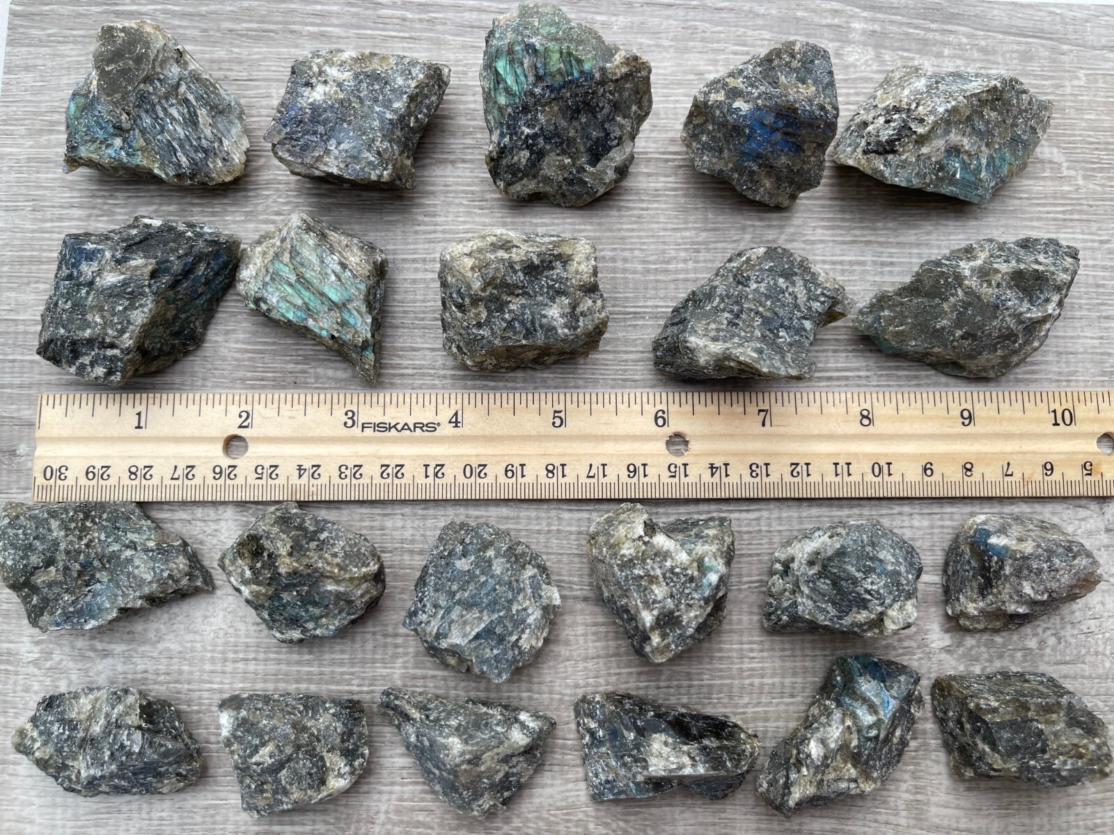 Grade A++ Labradorite Raw Natural Stone, 1″-2″ Rough Labradorite, Wholesale Lot