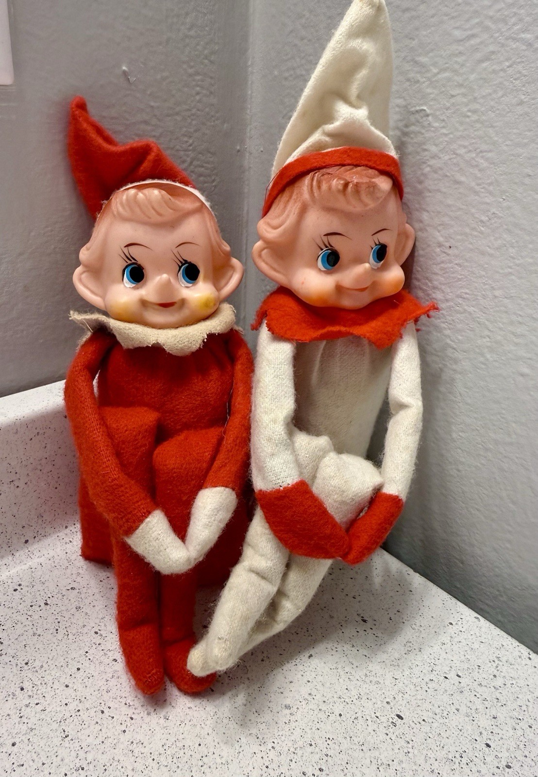 Vintage 1960’s Knee Hugger Pixie Elves Set Of Two