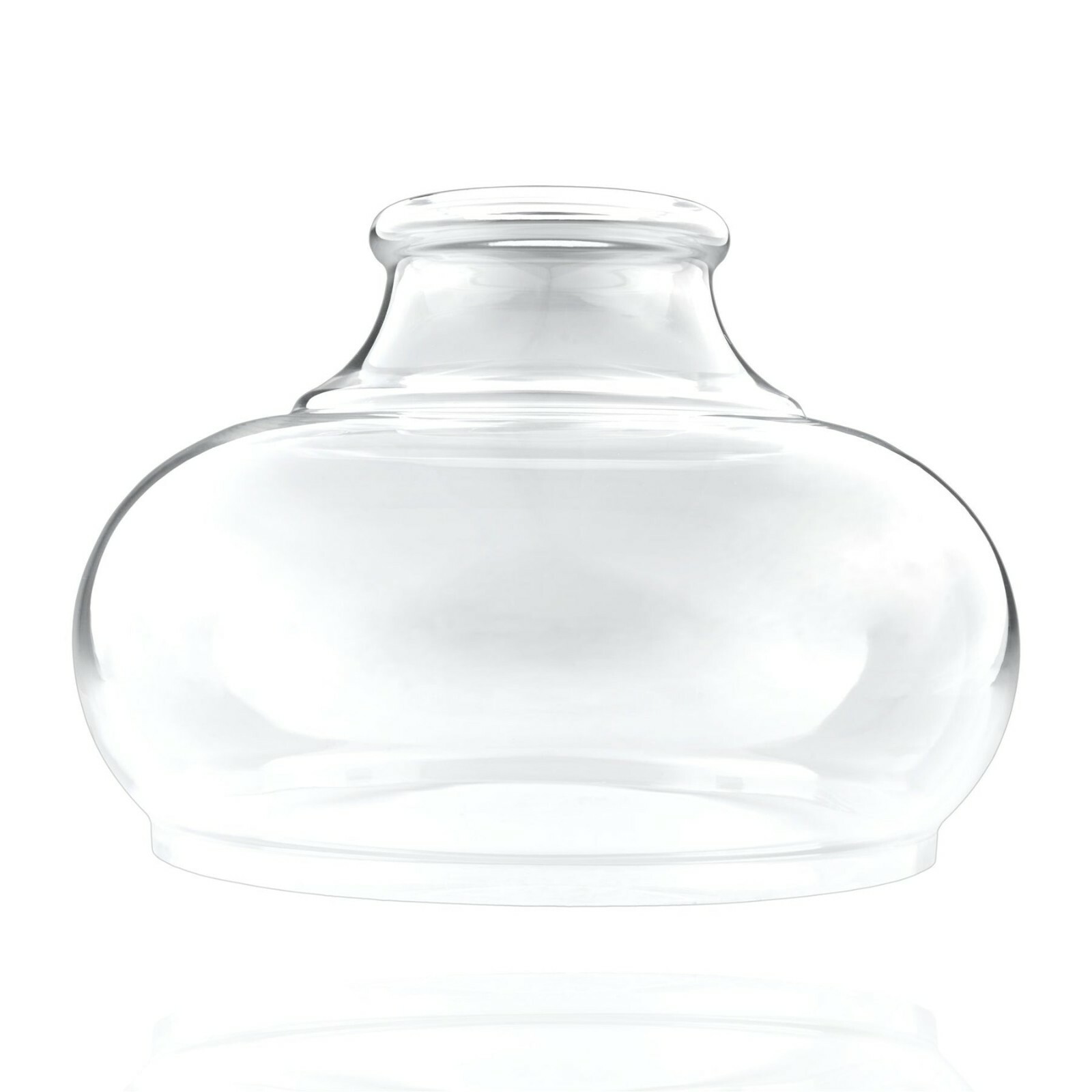 Kira Home Harlow 9″ Glass Shade, Clear Replacement Glass, 1.75″ Fitter Size,