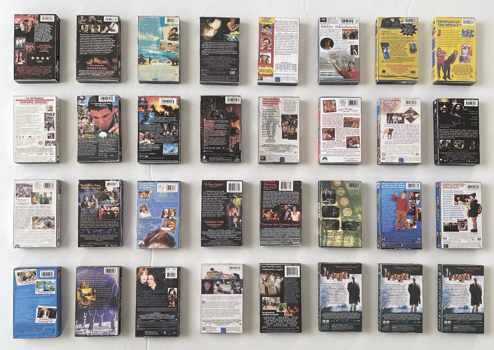 Retro 3D 90’s Movies Mini VHS Refrigerator Magnets