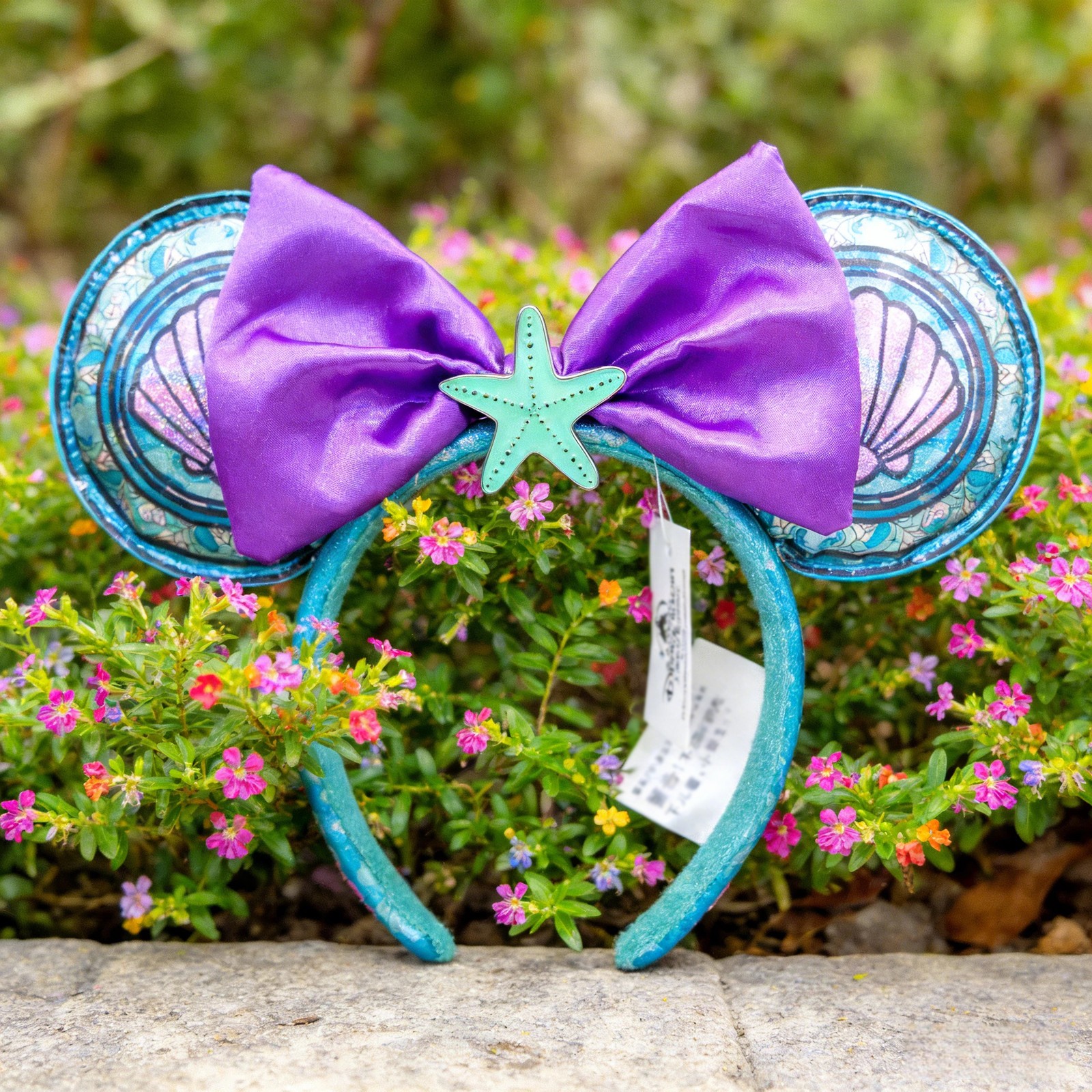 Princess Stained Glass Little Mermaid Ariel Ear Disney- Parks Loungefly Headband