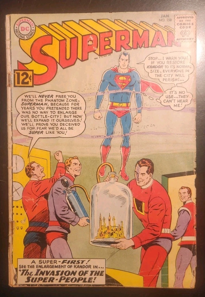 Superman # 158 (GD 1.8) 1963. Nightwing and Flamebird