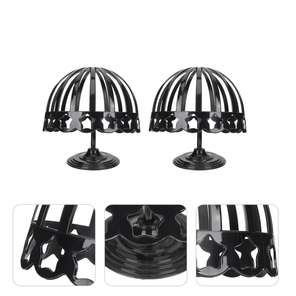2Pcs Hat Display Stand Tabletop Cap Storage Display Holder for Home Shop