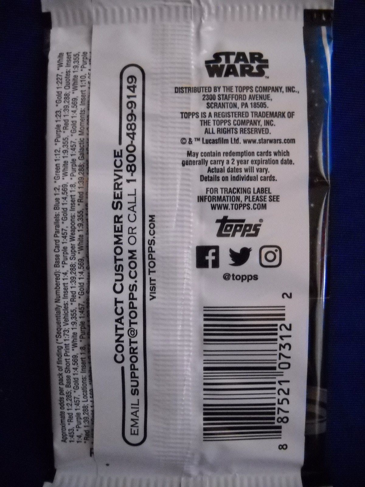 2018 Topps Star Wars Galactic Files Blue Cards You-Pick single