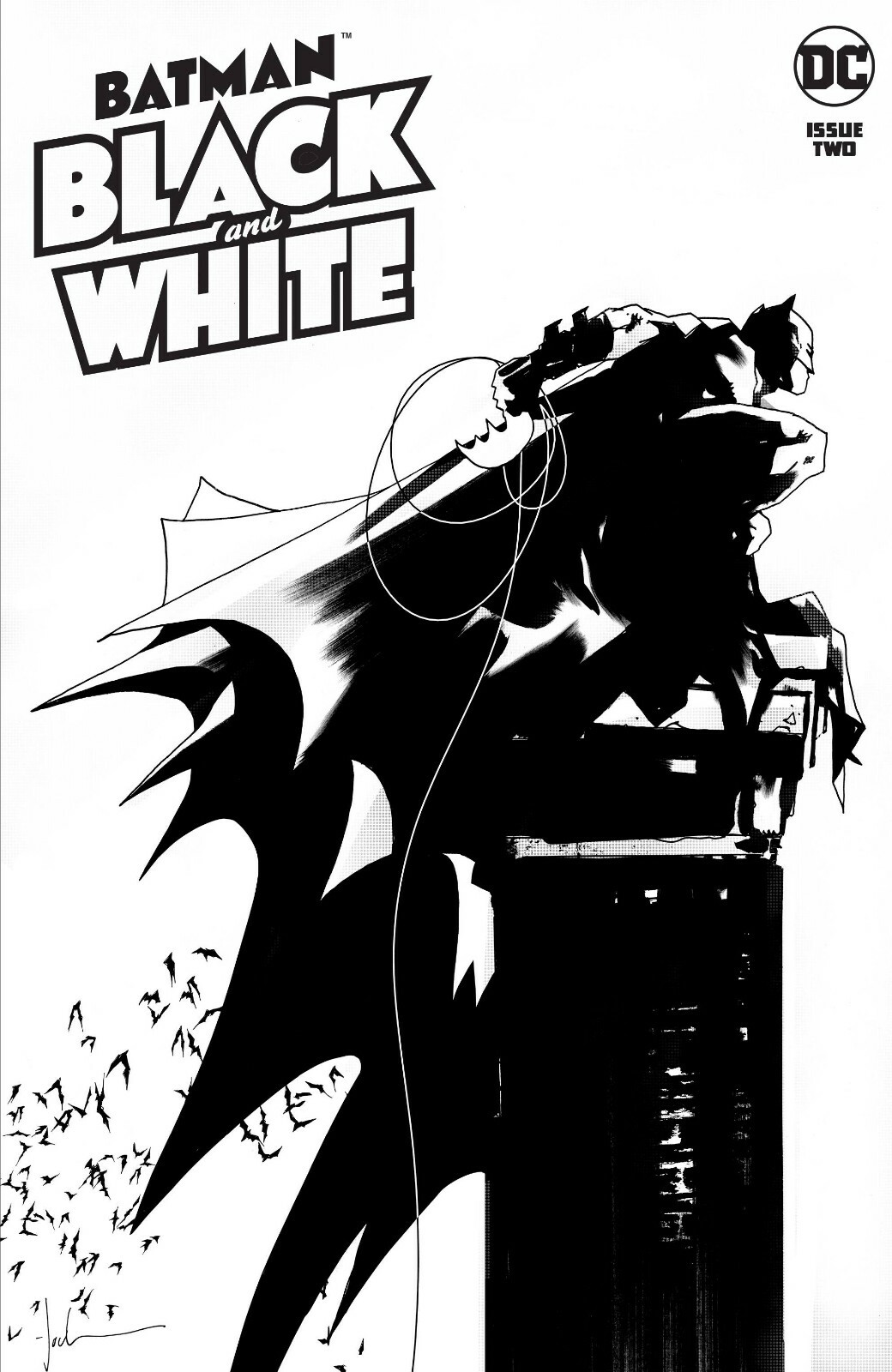 Batman Black and White #2 2021 Jock Cover A DC Comics EB10