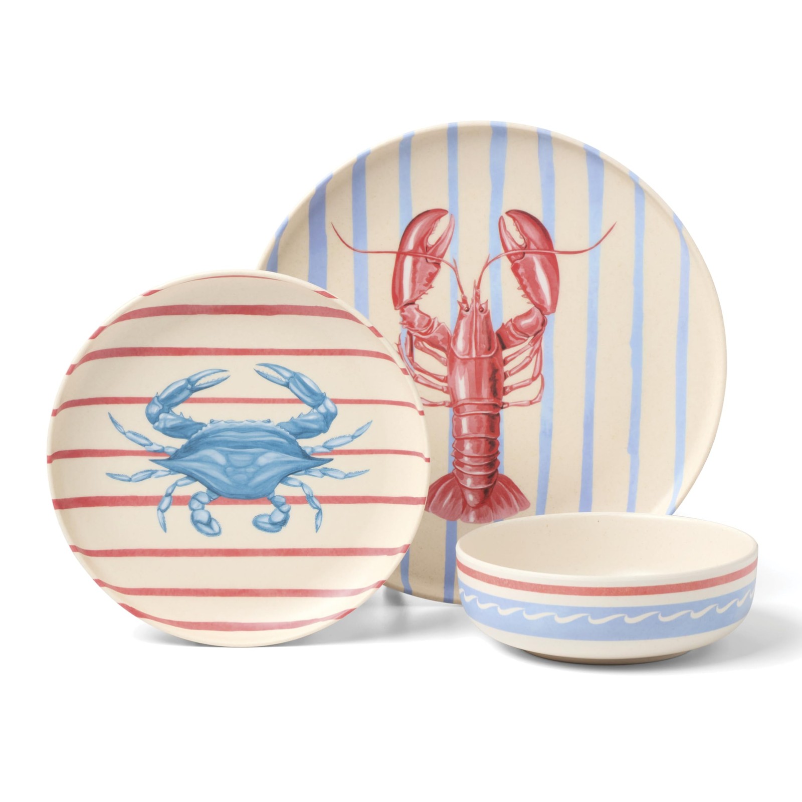 Oneida Dinnerware Sets 24 Seven Melamine Wharfside Dinnerware Set Service For 4