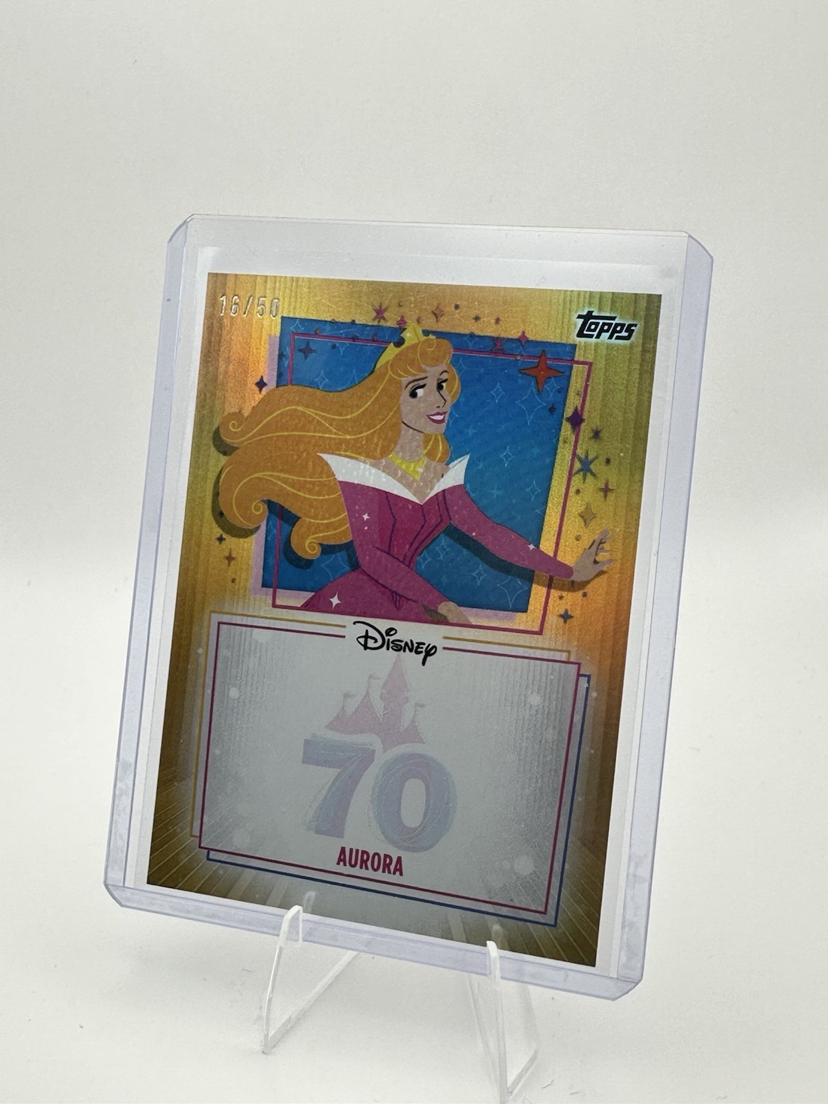 Topps 2025 Disneyland 70th Anniversary Aurora Gold #/50 Autograph Opportunity