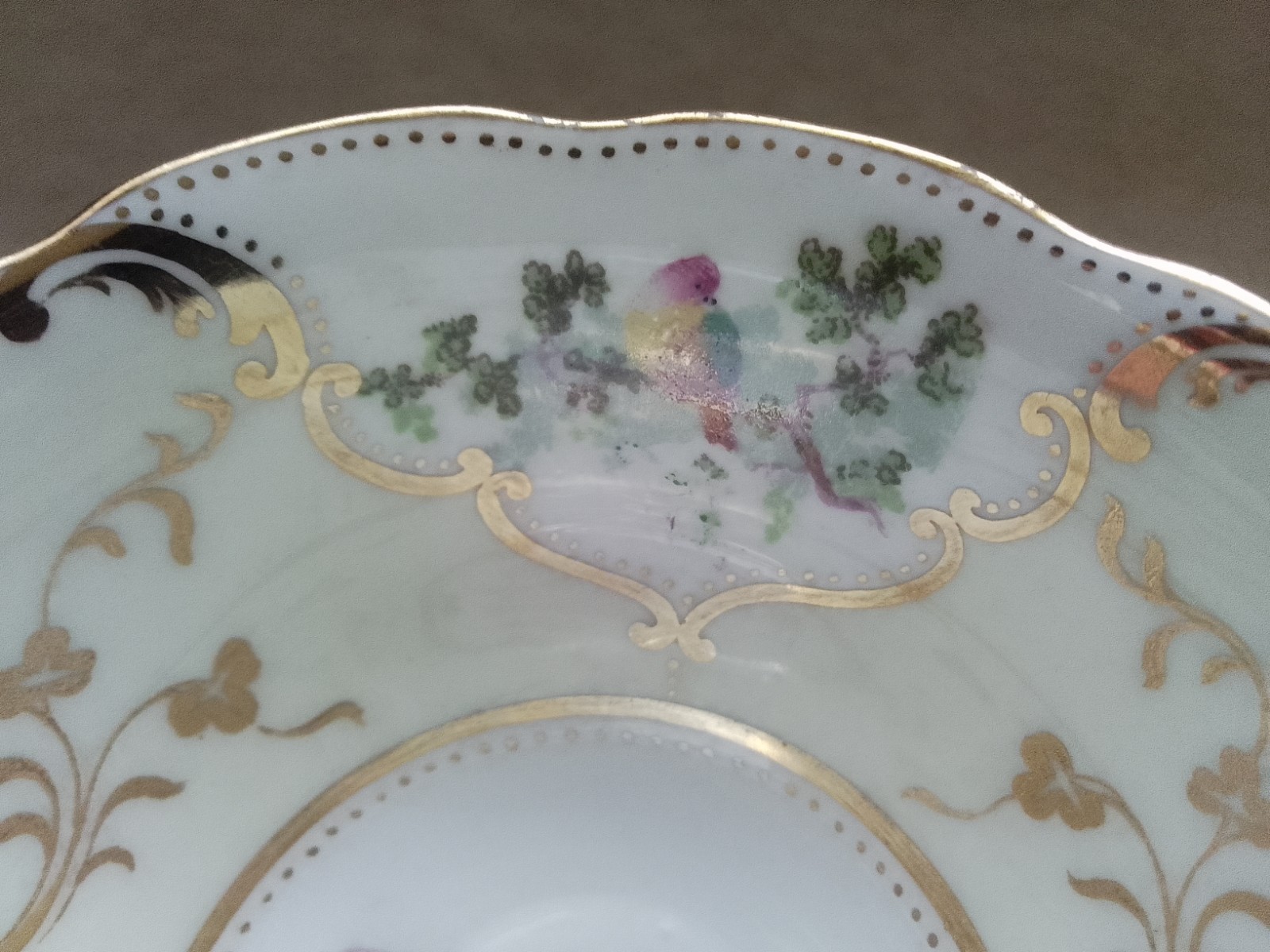 Vintage Crescent&Sons Bone China Teacup&Saucer Made In Englabd
