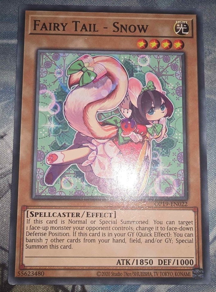 Fairy Tail – Snow Common OP19-EN022 Yugioh Card