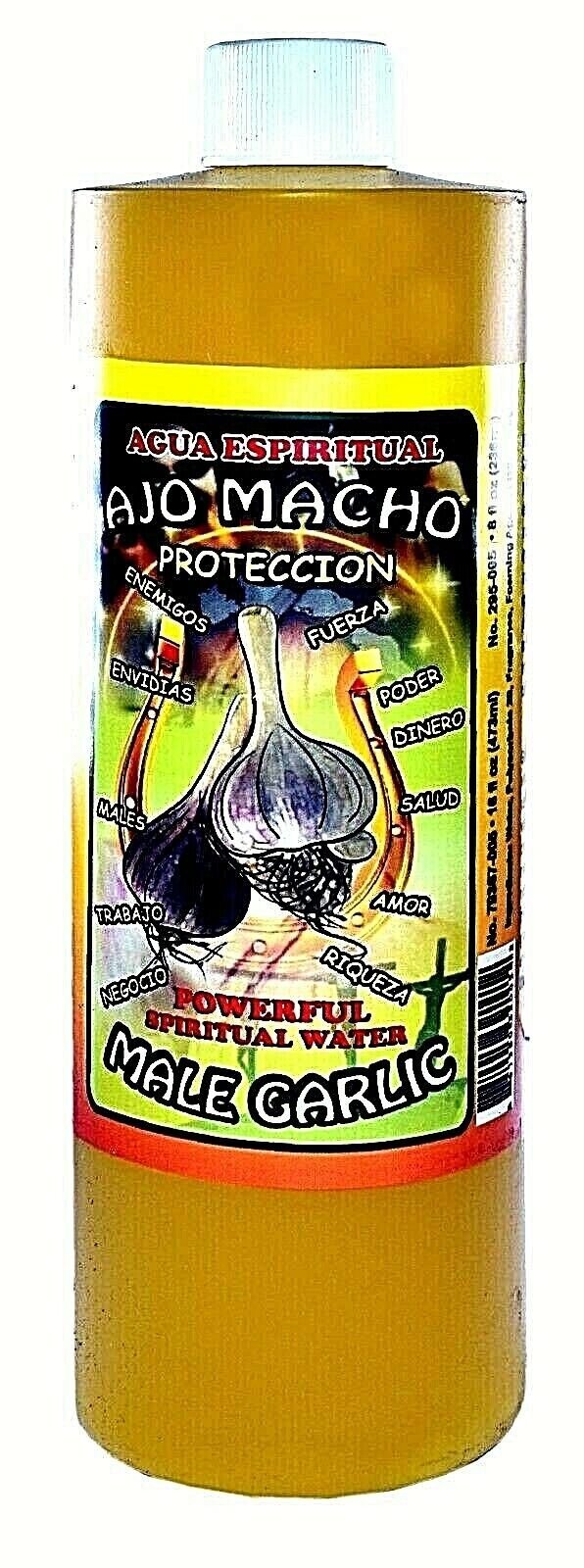 MALE GARLIC- AJO MACHOS SPIRITUAL- 16 OZ. WICCA , SPIRITUAL & SANTERIA