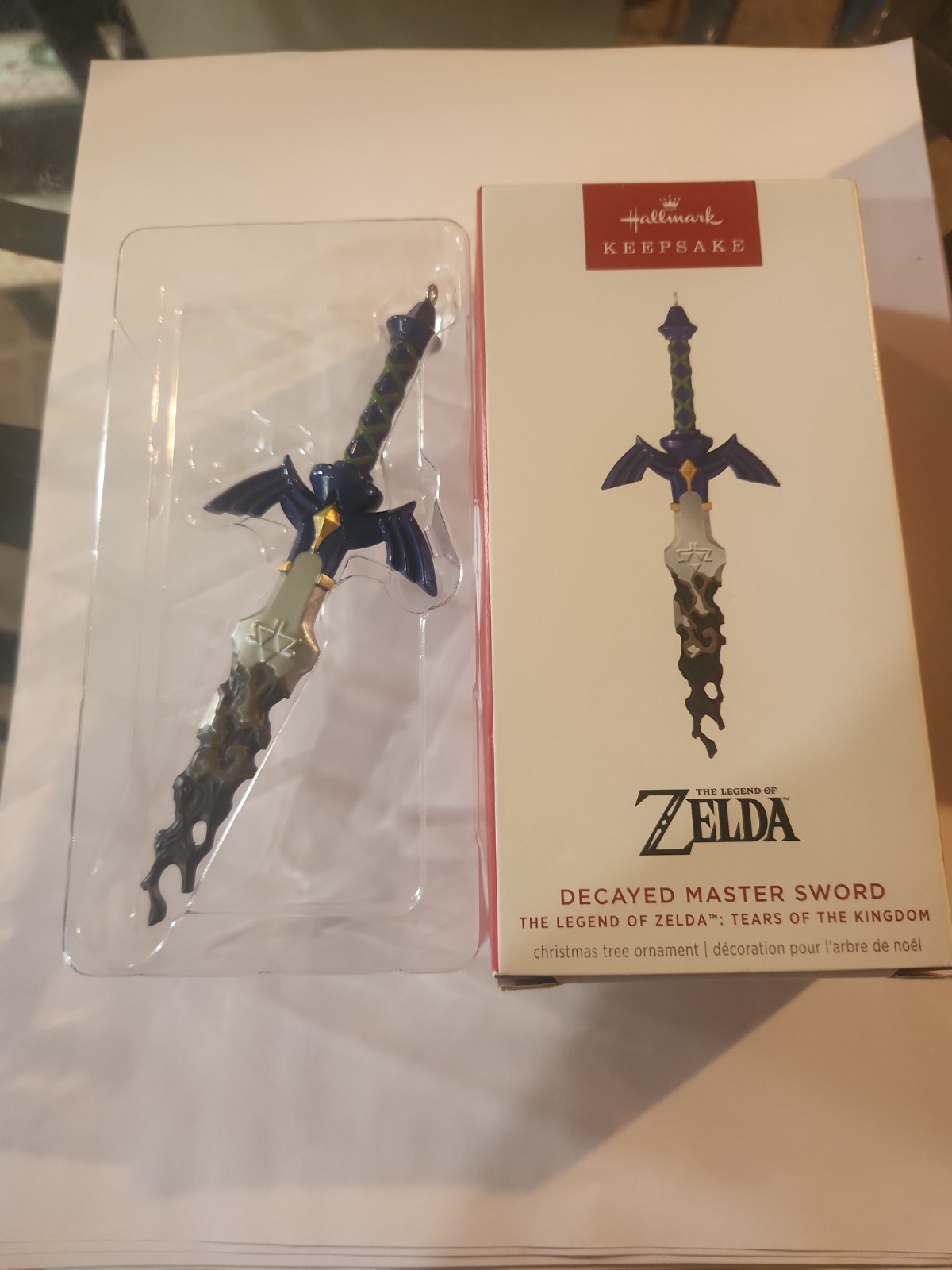 Hallmark Ornament 2025 Legend of Zelda Tears of the Kingdom Decayed Master Sword